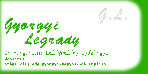 gyorgyi legrady business card